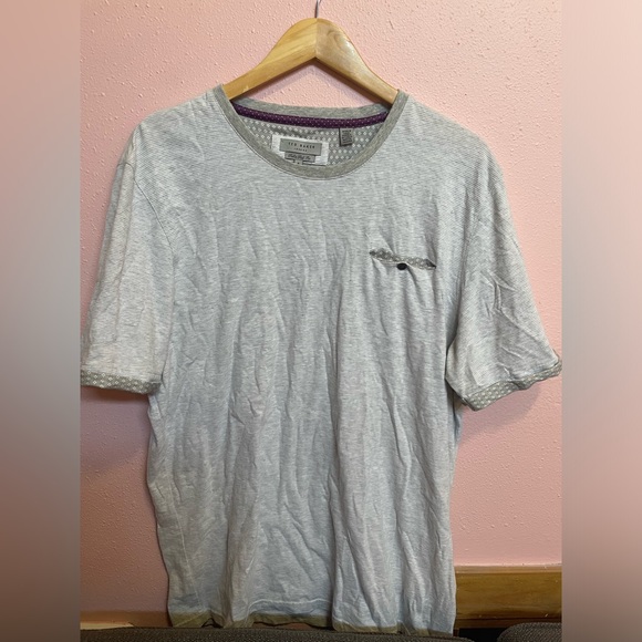 Ted Baker Grey T-Shirt size 6 - Picture 1 of 3